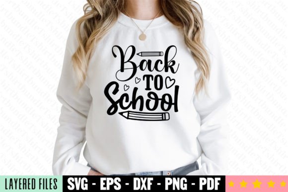 Back To School Craft SVG for Graphics and T-Shirt Designs