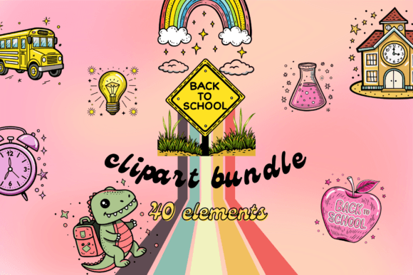 Back to School Graphics for Crafts and Design
