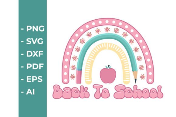 Back To School Graphics for Print Templates