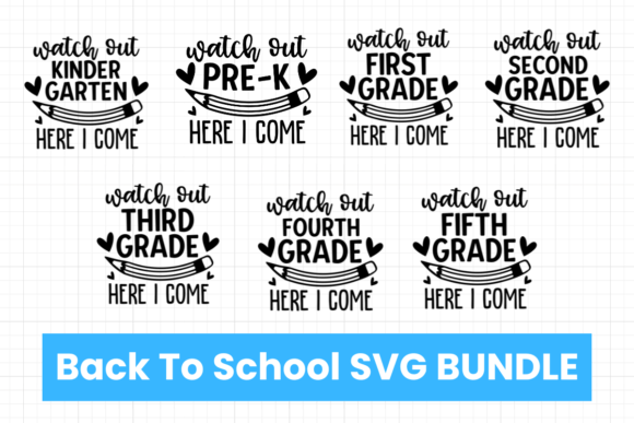 Back to School SVG Pack V6 – A Practical Graphic Design Asset for T-Shirt Designs