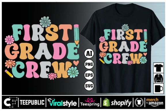 Back to School T-shirt Graphics for Local Branding