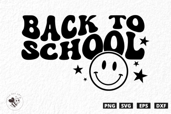 Back to School Wavy SVG