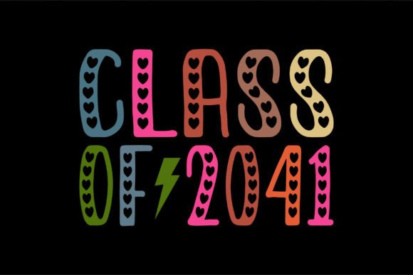 Class of 2041 Graphics for T-Shirt Designs