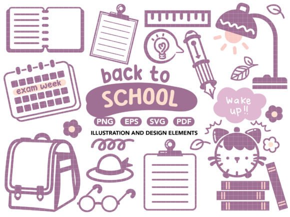 Cute Back to School SVG for Crafters
