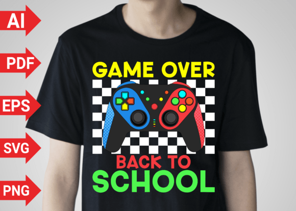 Game Over Back To School Funny First Day