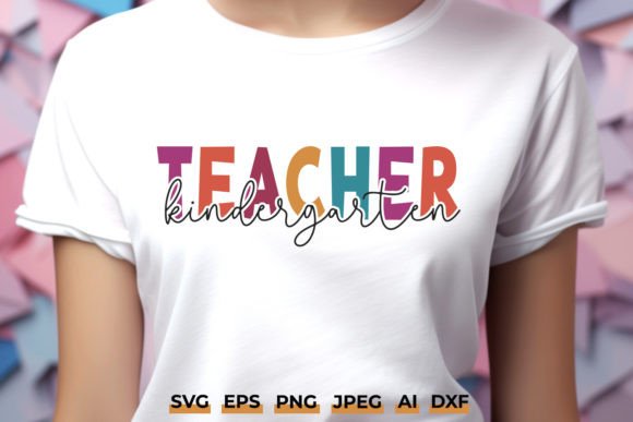 Kindergarten Teacher SVG: A Graphic for Back-to-School Creativity