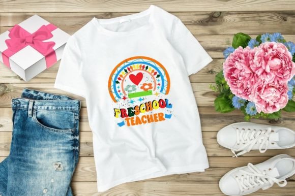 PRESCHOOL TEACHER - BACK TO SCHOOL Graphics for T-Shirt Designs
