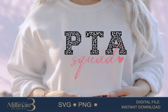 PTA Squad Back to School SVG: A Graphic Design Asset for Branding and Marketing